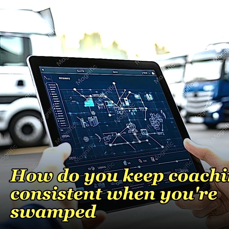 How do you keep coaching consistent when you're swamped?