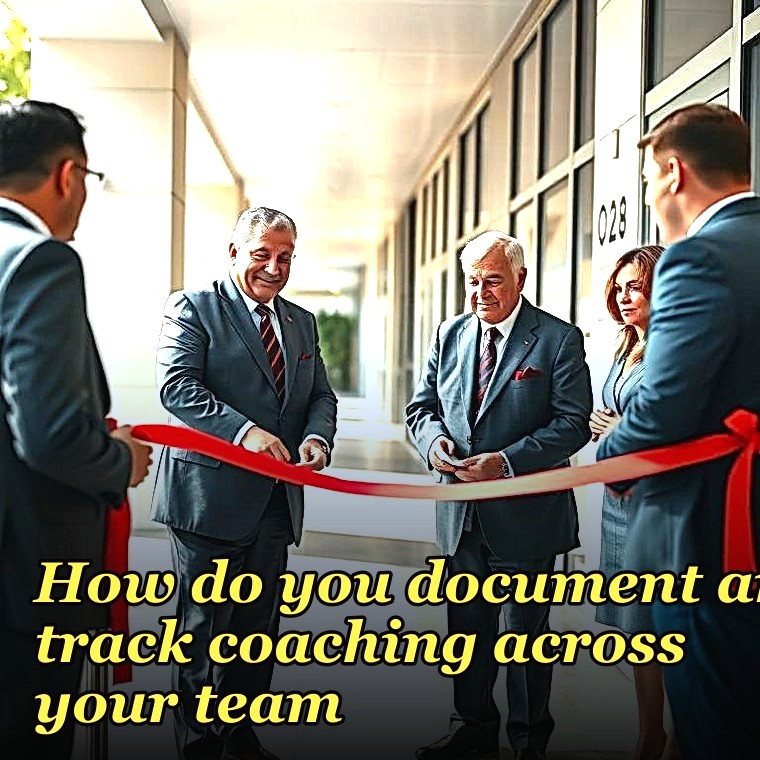 How do you document and track coaching across your team?