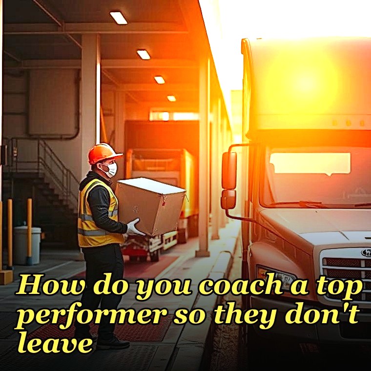 How do you coach a top performer so they don't leave?