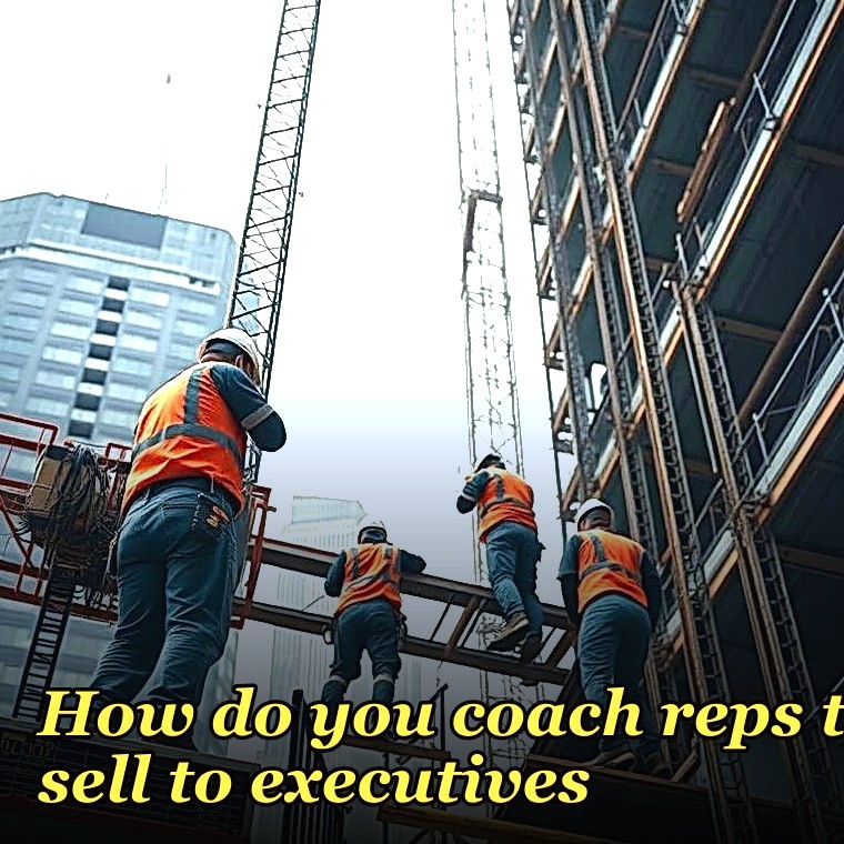 How do you coach reps to sell to executives?