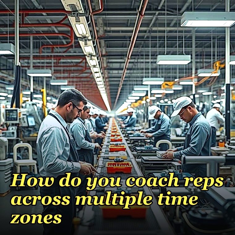 How do you coach reps across multiple time zones?