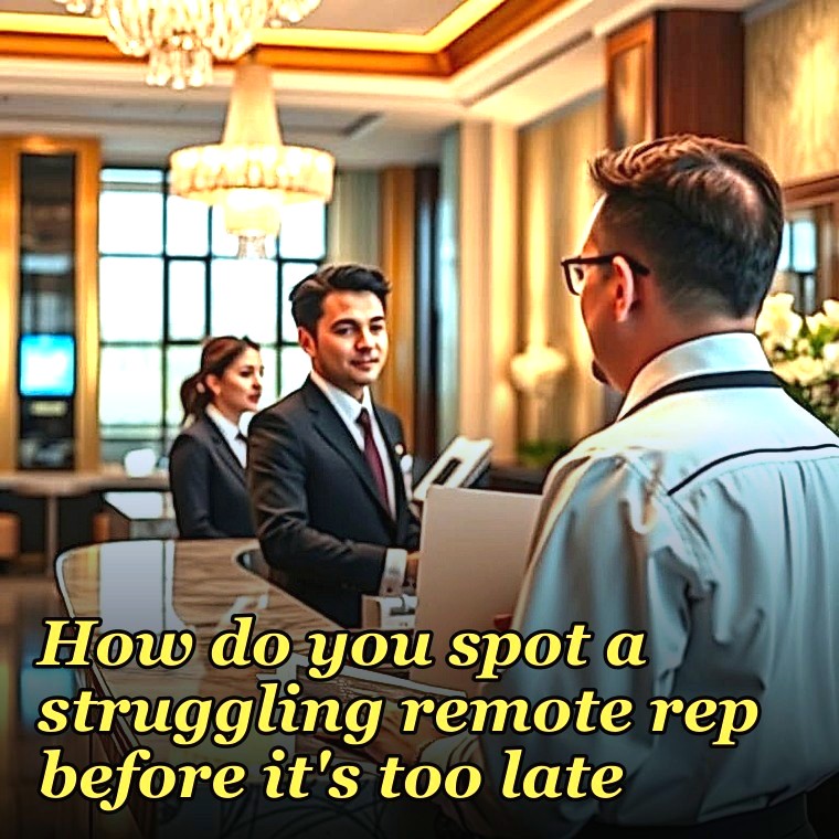 How do you spot a struggling remote rep before it's too late?