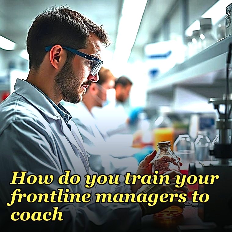 How do you train your frontline managers to coach?