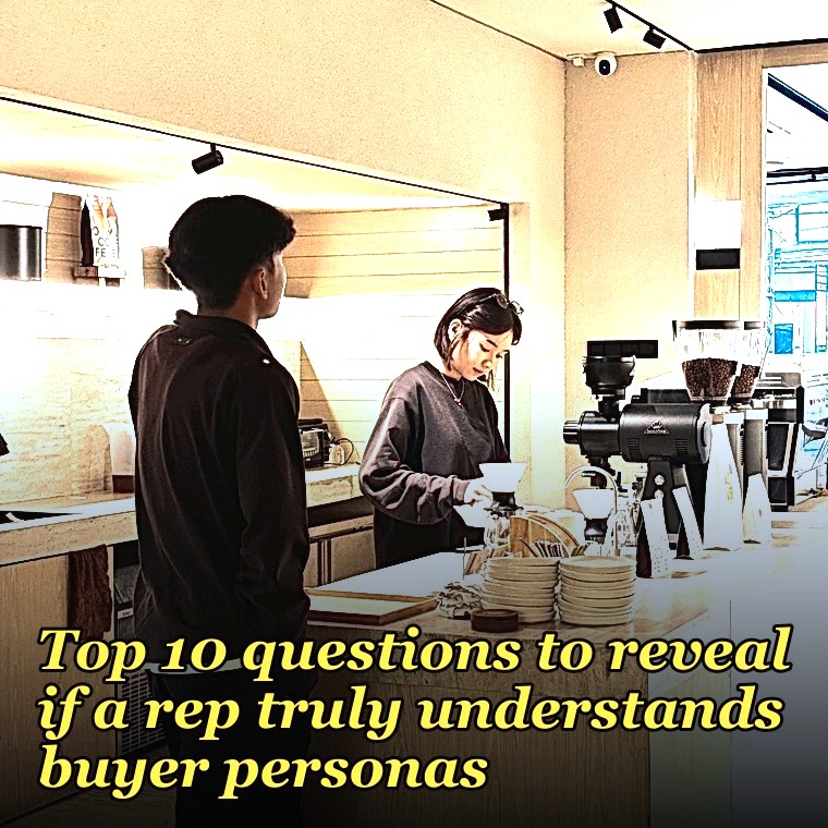 Top 10 questions to reveal if a rep truly understands buyer personas in 2027