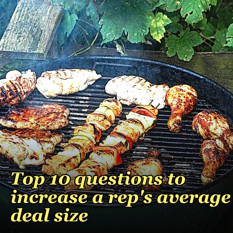 Top 10 questions to increase a rep's average deal size in 2027