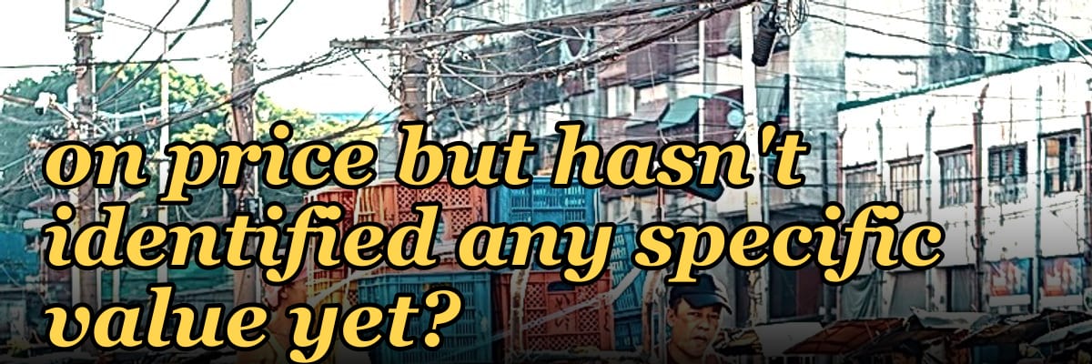 What question do you ask when a prospect objects on price but hasn't identified any specific value yet?