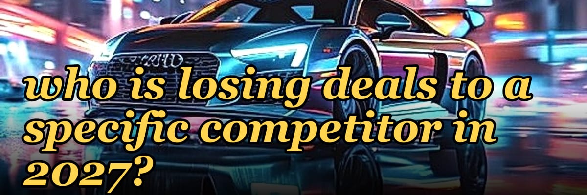 How do you coach a rep who is losing deals to a specific competitor in 2027?