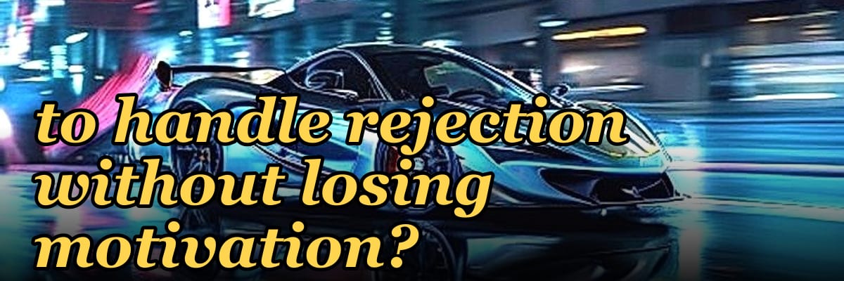 How do you coach a rep to handle rejection without losing motivation?