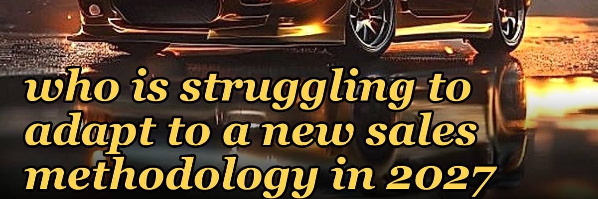 How do you coach a rep who is struggling to adapt to a new sales methodology in 2027