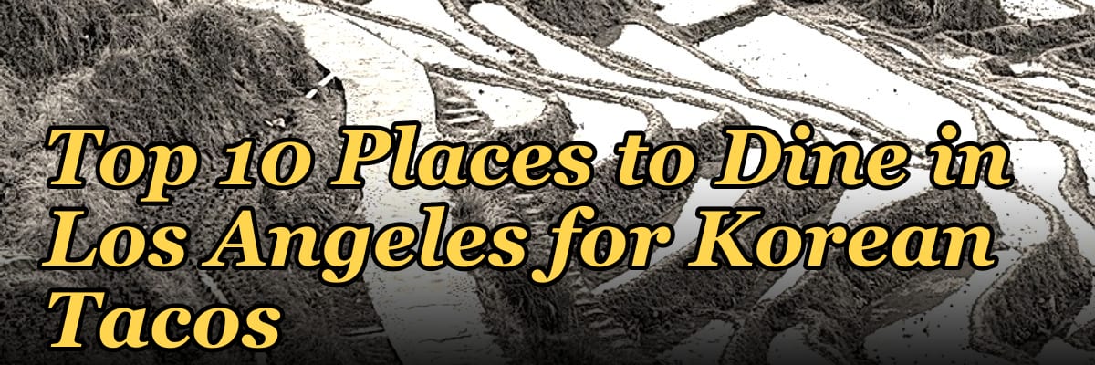 Top 10 Places to Dine in Los Angeles for Korean Tacos in 2027