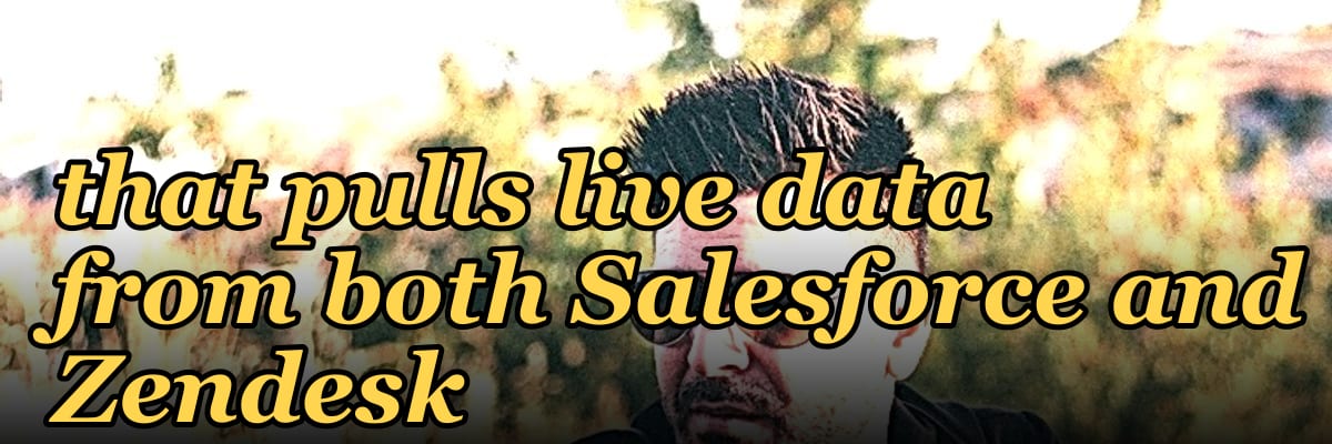 My Thoughts: How to create a custom dashboard in Tableau that pulls live data from both Salesforce and Zendesk