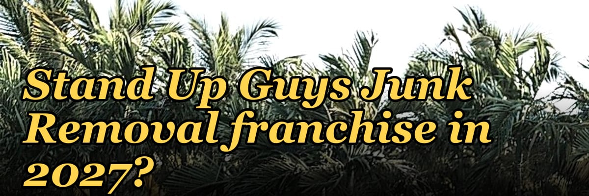 Should I open or buy a Stand Up Guys Junk Removal franchise in 2027?