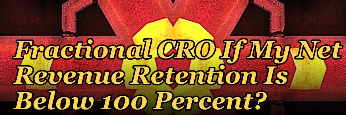 Should I Hire a Fractional CRO If My Net Revenue Retention Is Below 100 Percent?
