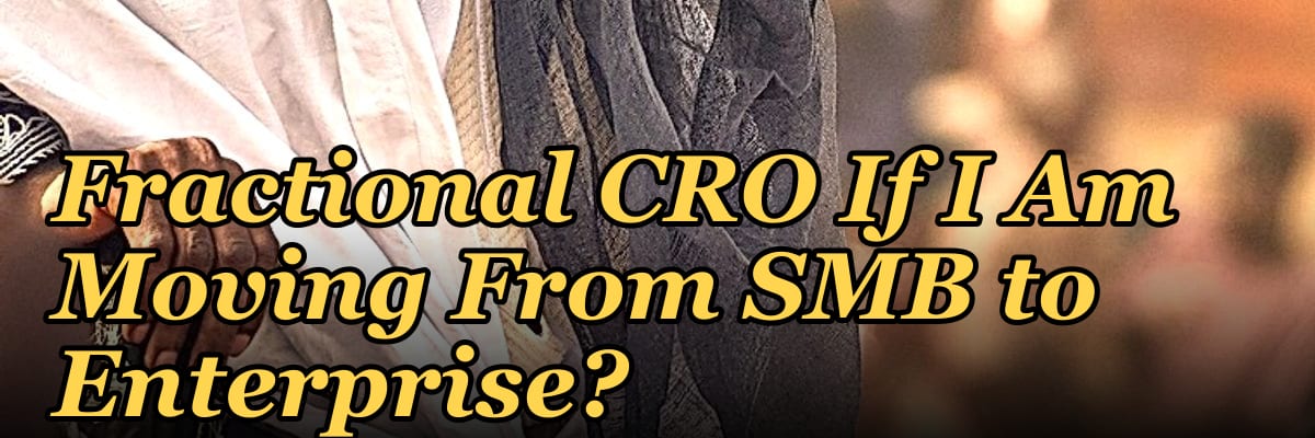 Should I Hire a Fractional CRO If I Am Moving From SMB to Enterprise?