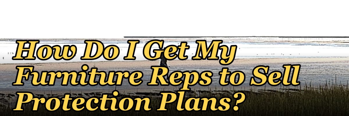 How Do I Get My Furniture Reps to Sell Protection Plans?