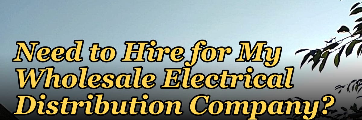 How Many Sales Reps Do I Need to Hire for My Wholesale Electrical Distribution Company?