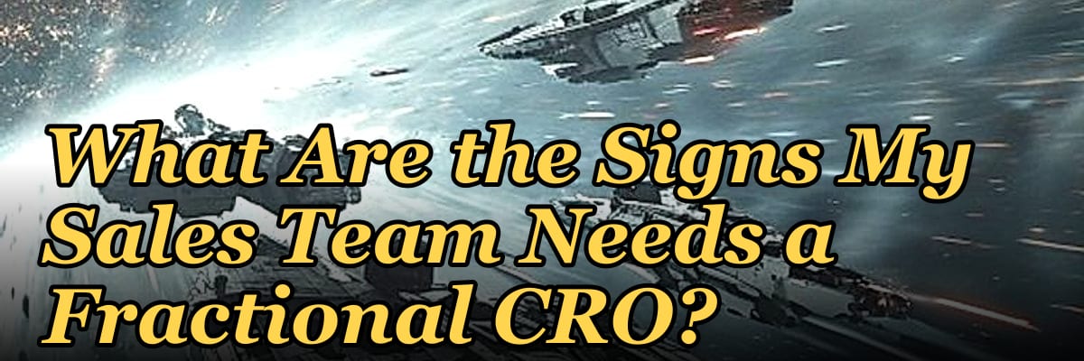 What Are the Signs My Sales Team Needs a Fractional CRO?