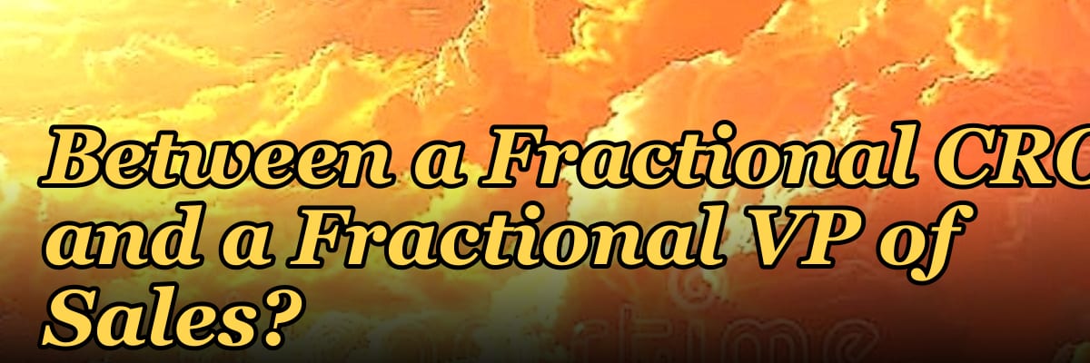 What Is the Difference Between a Fractional CRO and a Fractional VP of Sales?