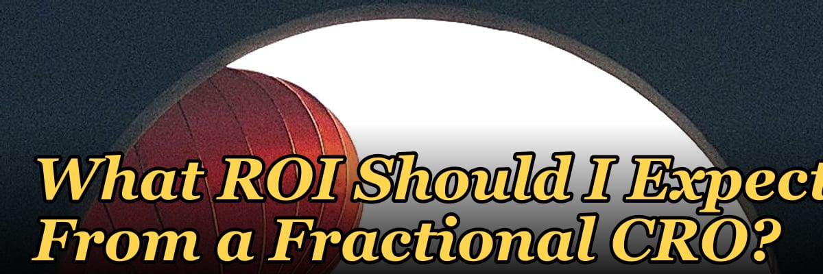 What ROI Should I Expect From a Fractional CRO?