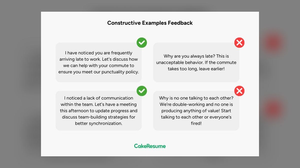 How to give constructive feedback to a peer who's senior to you — figure 1