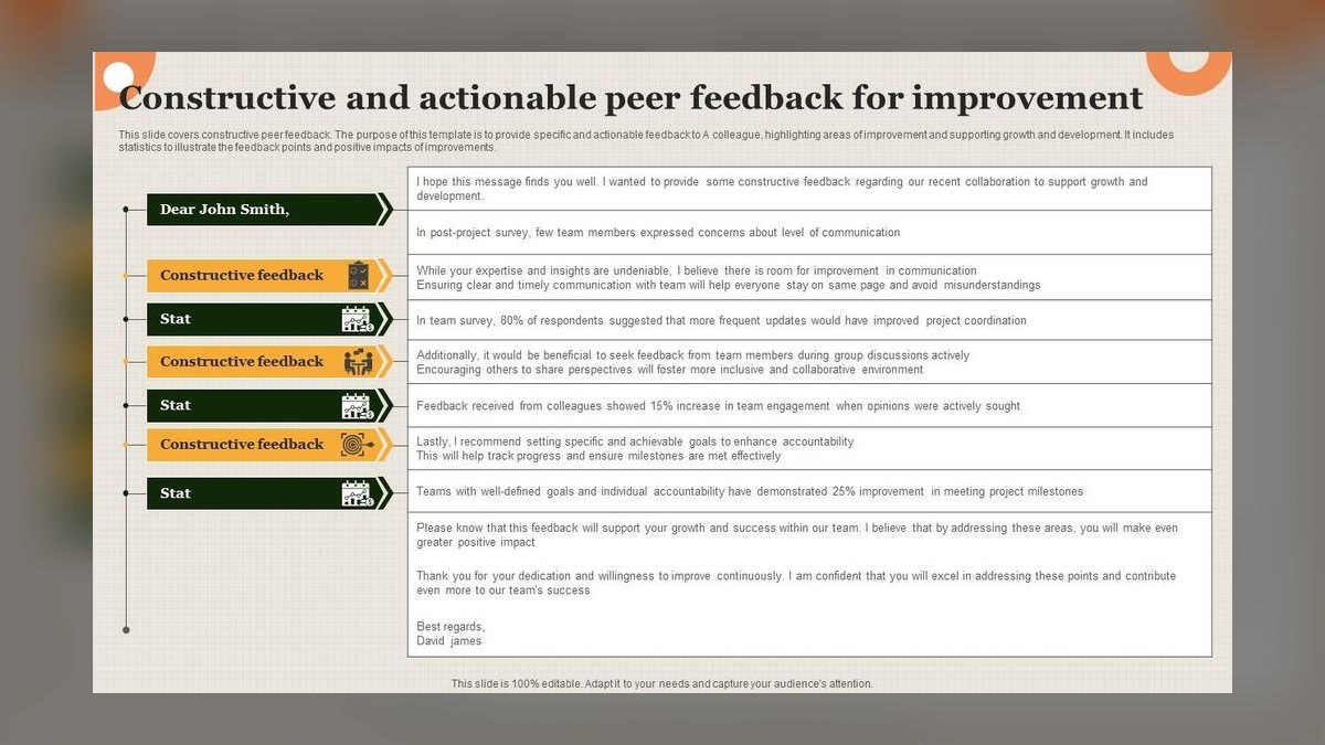 How to give constructive feedback to a peer who's senior to you