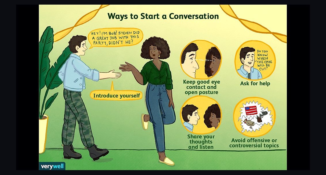 How do I start a conversation with someone I admire at a networking event in 2027