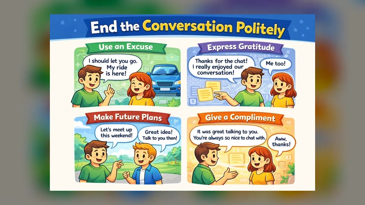 How to politely end a conversation at a networking event — figure 1