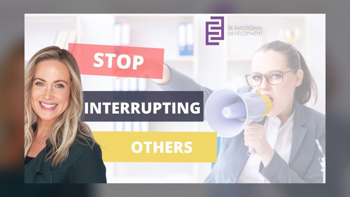 How do I stop interrupting people when I'm excited in a conversation