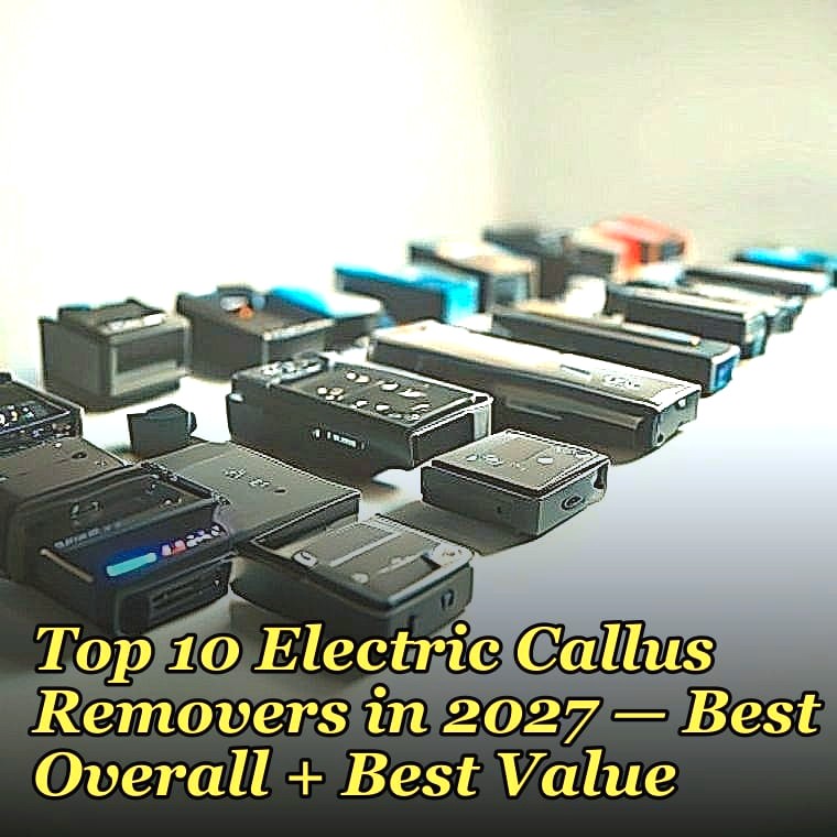 Top 10 Electric Callus Removers in 2027 — Best Overall + Best Value
