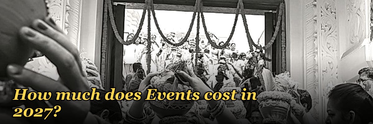 How much does Events cost in 2027?