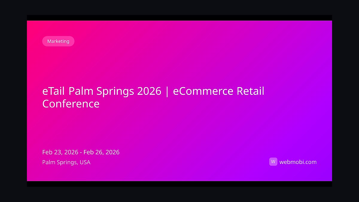The 10 Best Retail Industry Conferences in 2027 — figure 3