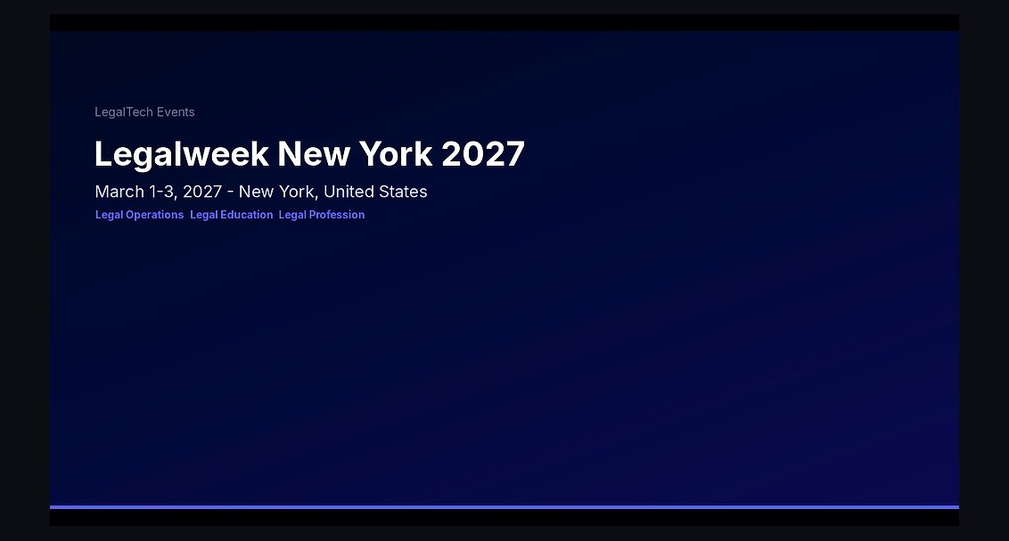 The 10 Best Legal Tech Conferences in 2027