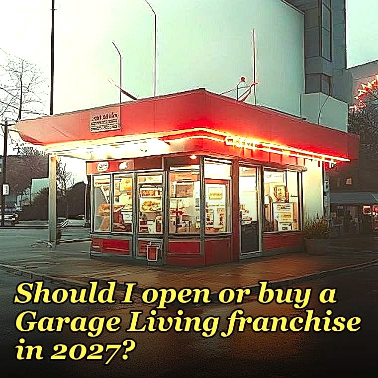 Should I open or buy a Garage Living franchise in 2027?