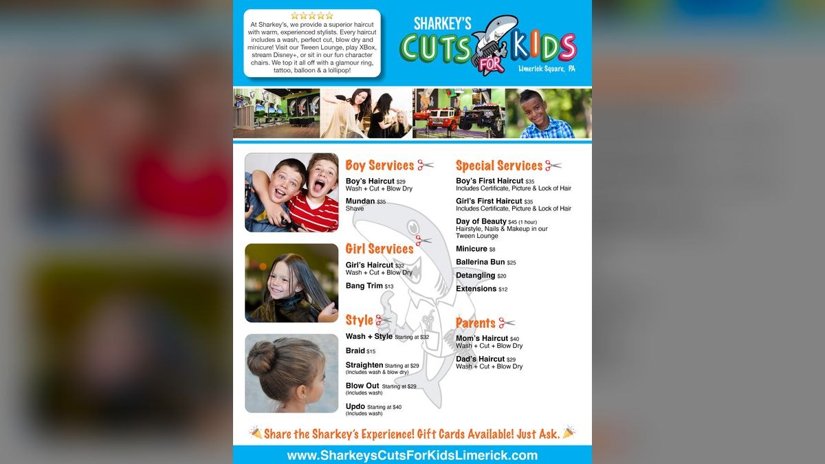 Should I open or buy a Sharkey's Cuts for Kids franchise in 2027?