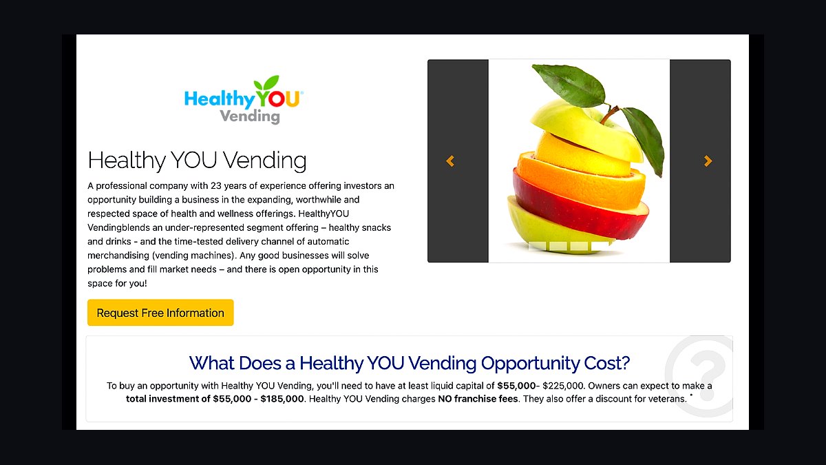 Should I open or buy a HealthyYOU Vending franchise in 2027?