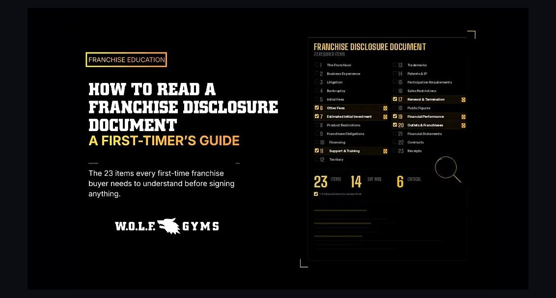 How do I read a Franchise Disclosure Document (FDD) before buying a franchise in 2027?