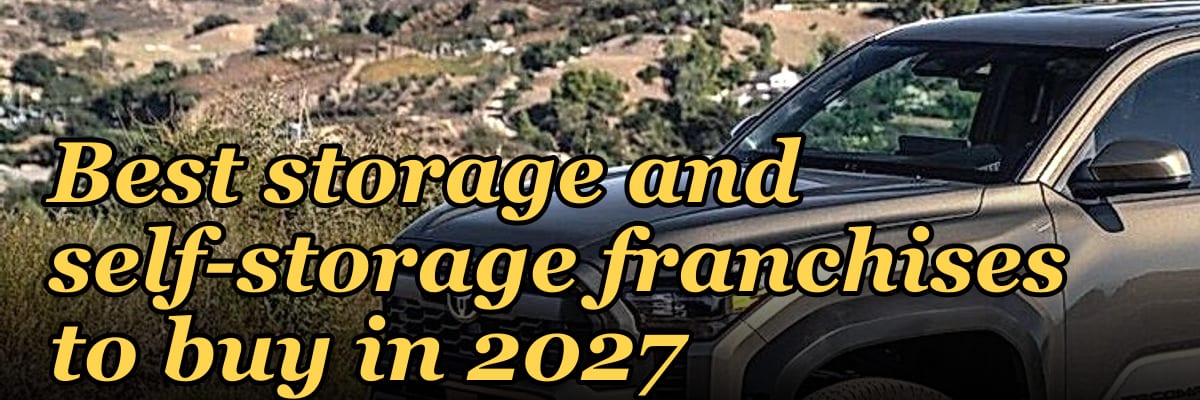 Best storage and self-storage franchises to buy in 2027