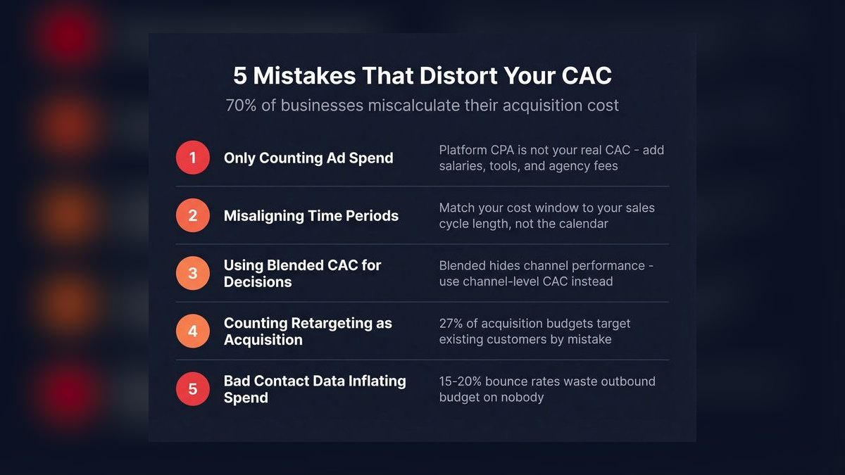 How do you calculate customer acquisition cost when running multi-channel campaigns in 2027?