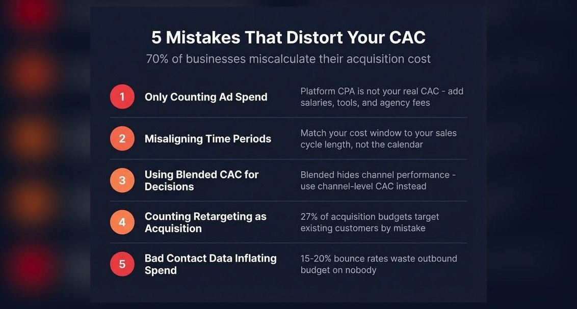 How do you calculate customer acquisition cost when running multi-channel campaigns in 2027?