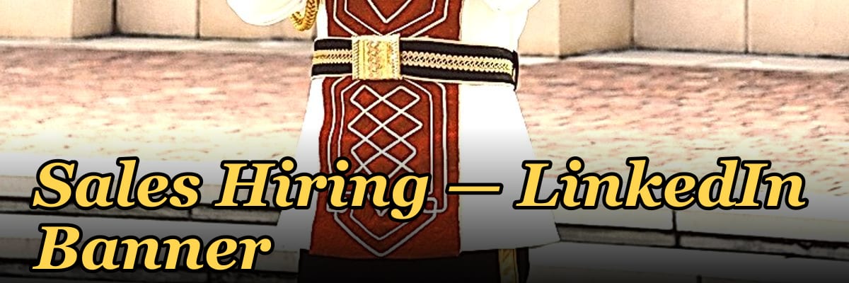Sales Hiring — LinkedIn Banner