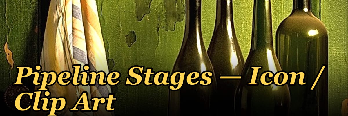 Pipeline Stages — Icon / Clip Art