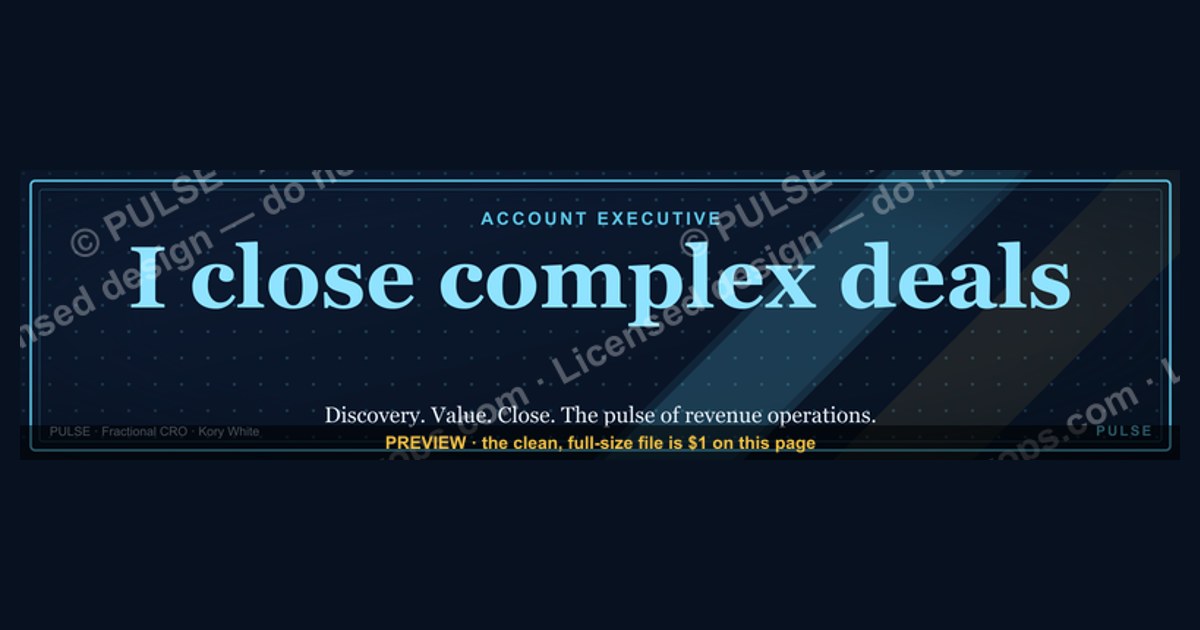 Account Executive — LinkedIn Banner