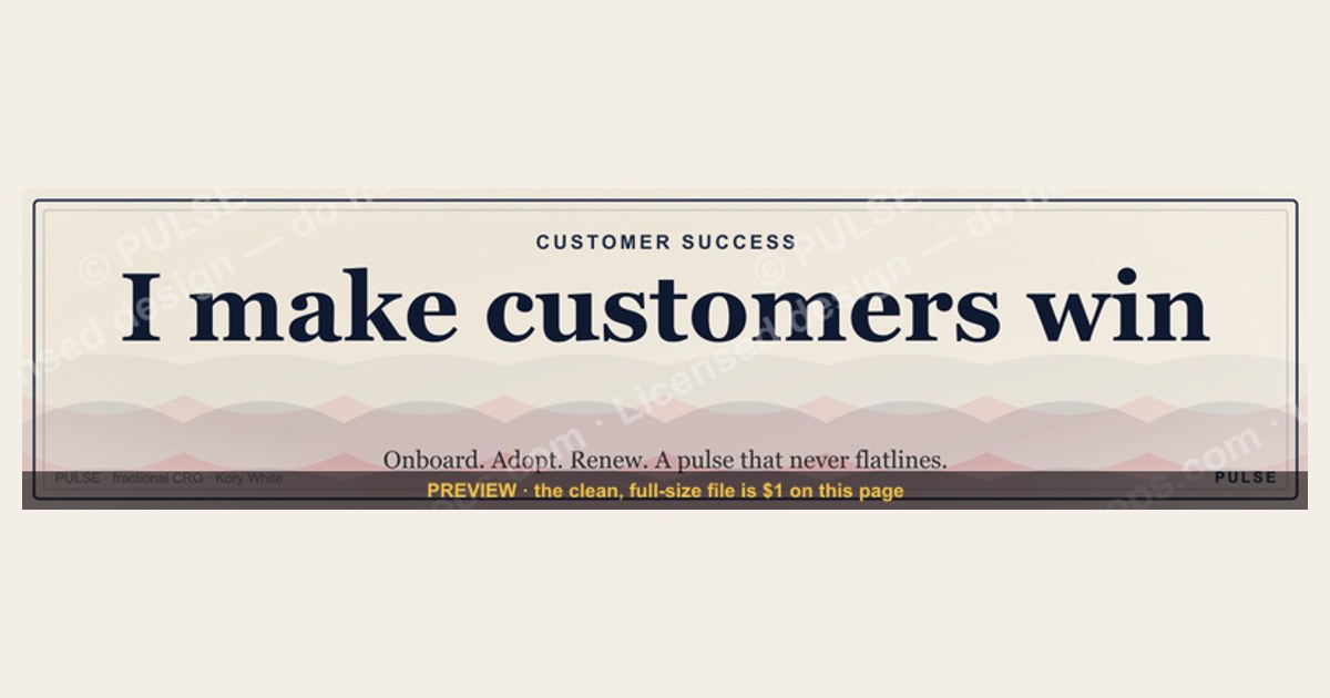Customer Success — LinkedIn Banner