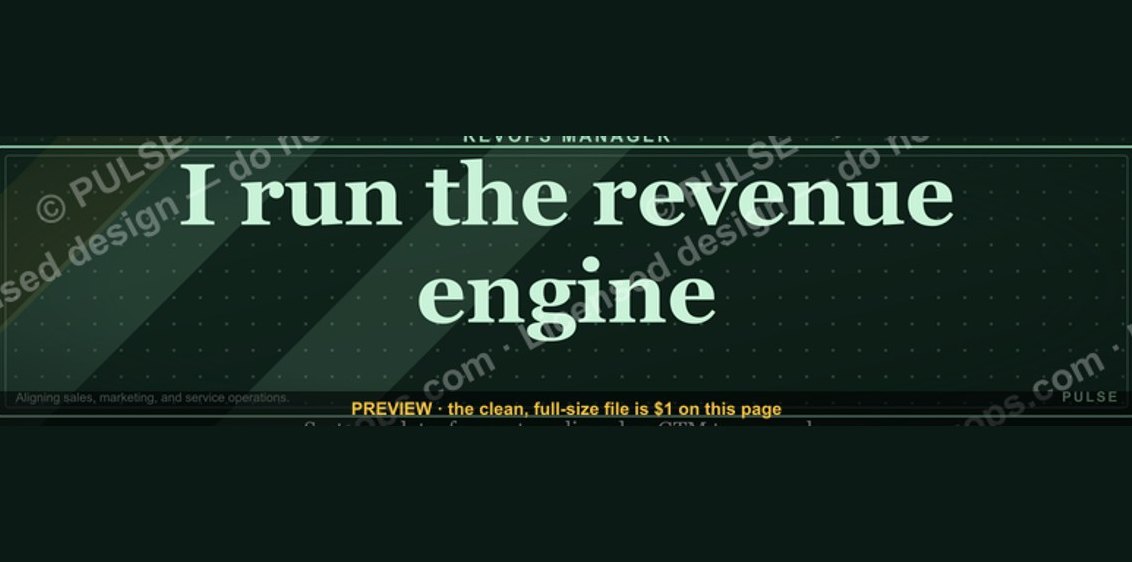 RevOps Manager — LinkedIn Banner