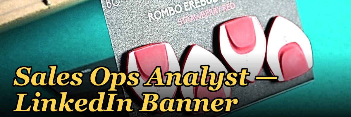 Sales Ops Analyst — LinkedIn Banner