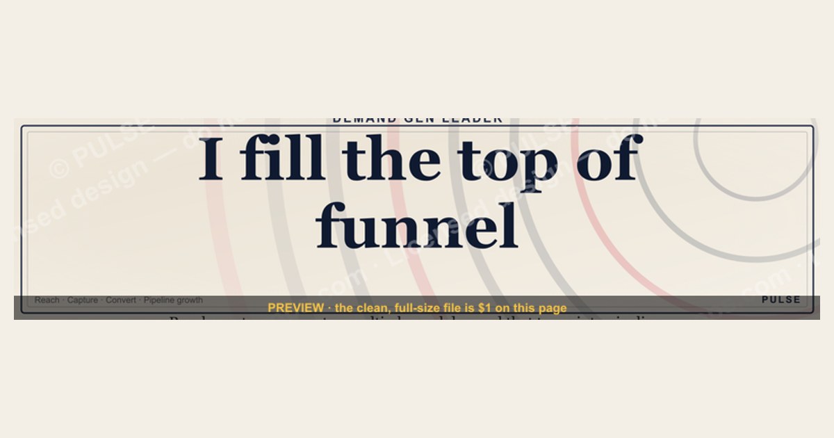 Demand Gen Leader — LinkedIn Banner