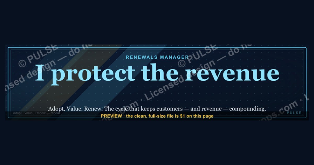 Renewals Manager — LinkedIn Banner