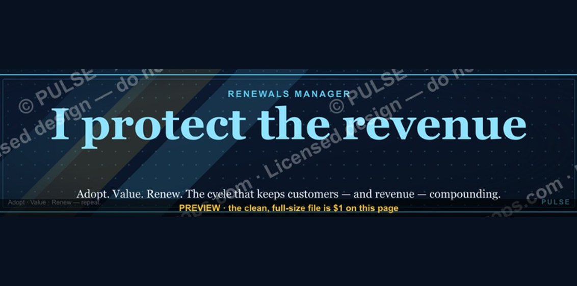 Renewals Manager — LinkedIn Banner