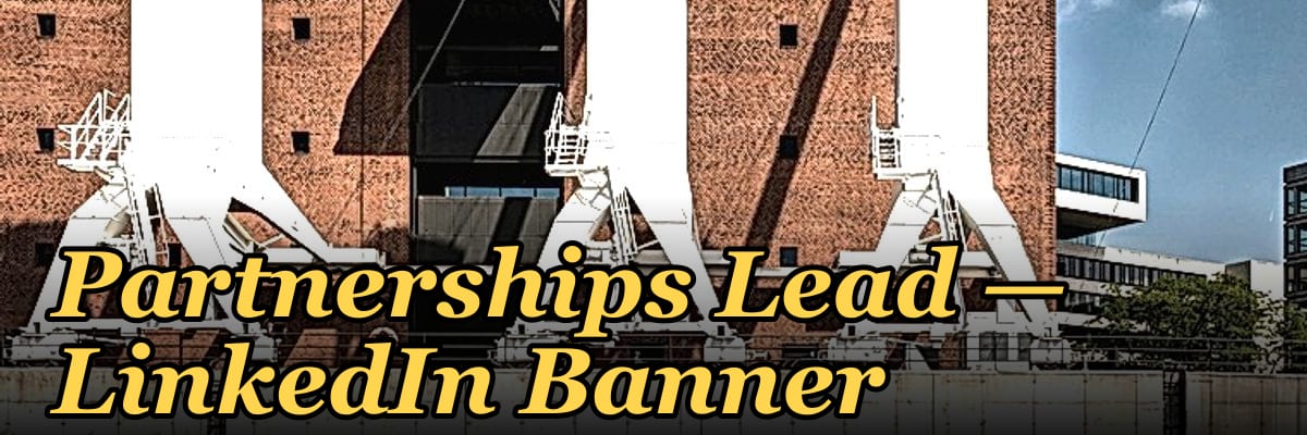 Partnerships Lead — LinkedIn Banner