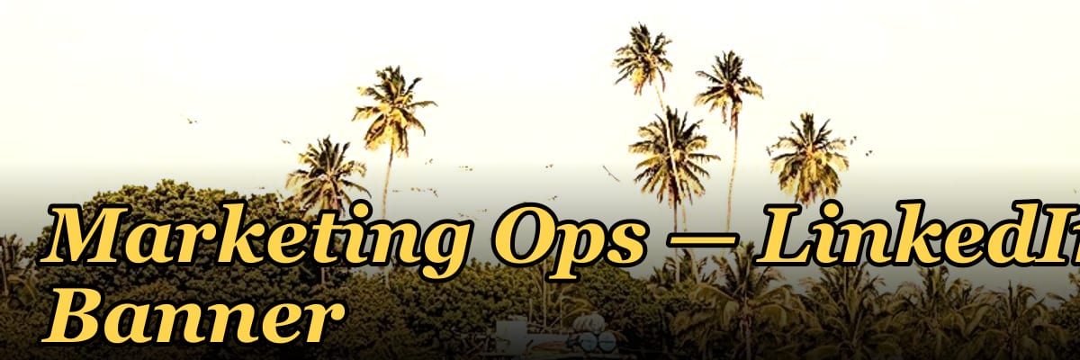 Marketing Ops — LinkedIn Banner